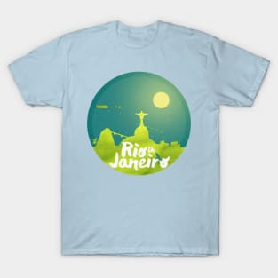 Rio De Janeiro - Artdeco Snow Globe T-Shirt